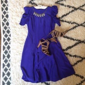 Joan & David silk cocktail dress