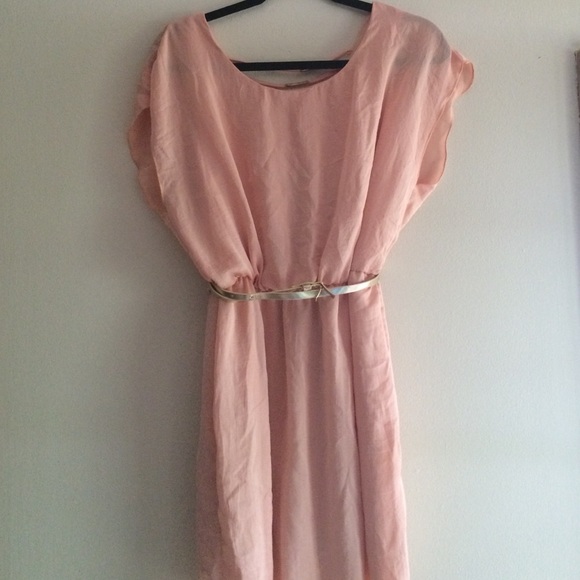 Pink pastel dress