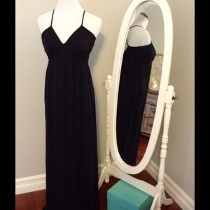 Black maxi dress