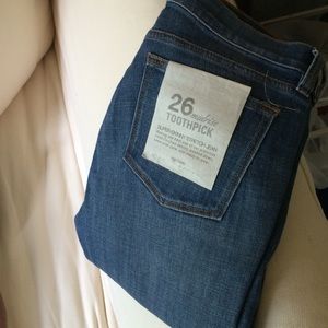 J crew mid rise toothpick skinnies