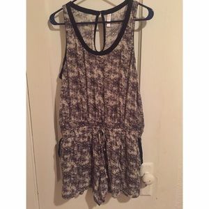 Printed romper