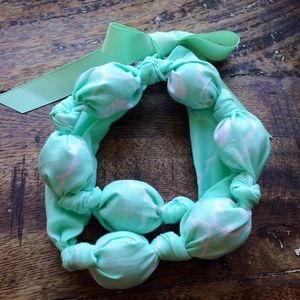 Fabric teething/nursing/statement necklace