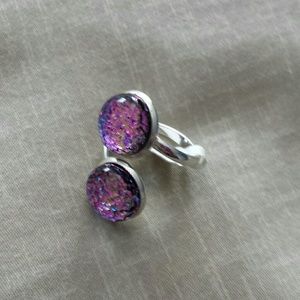 Handmade glass ring
