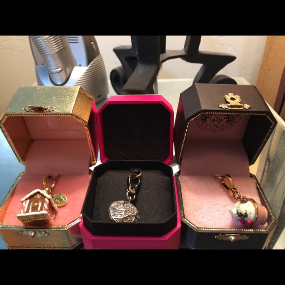 Juicy Couture Other - Bundle of the Day! Juicy Couture Charms & SS Rings