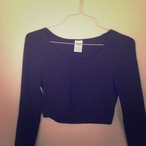 Long sleeve crop top