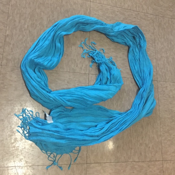 Blue scarf! Perfect condition