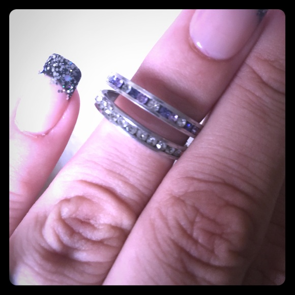 Swarovski stackable rings