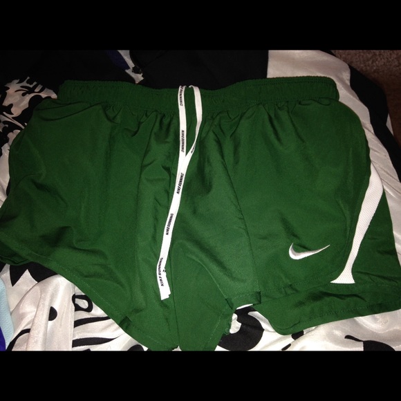 Nike green running shorts!
