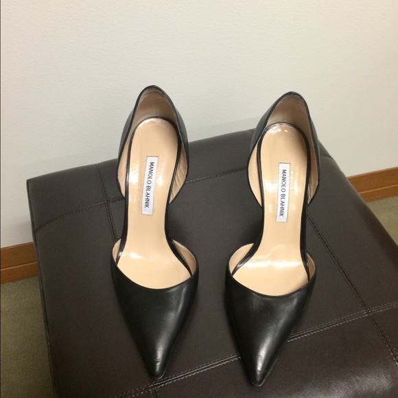 Manolo blahnik d'orsay size 41, 95 cm heel
