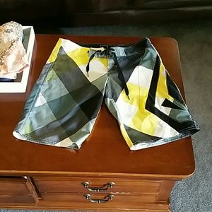 Girls volcom board shorts small girls size 5