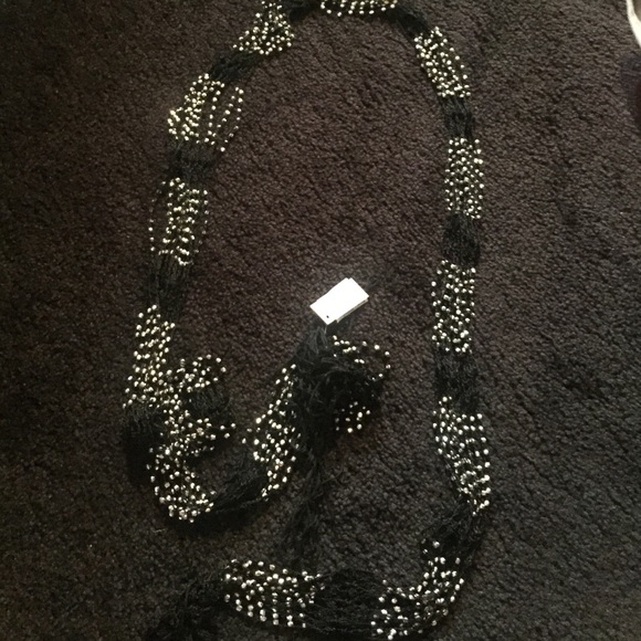 black and silver accessory