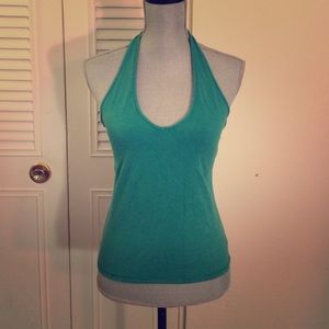 Green Halter Top