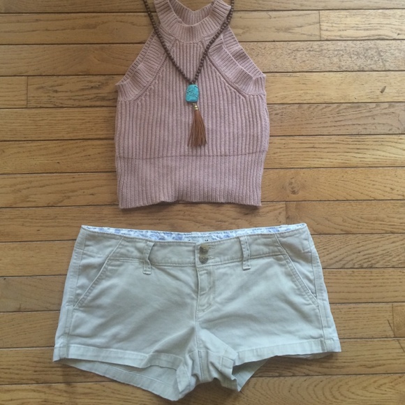 American Eagle Khaki Shorts