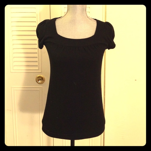 Black Knitted Top