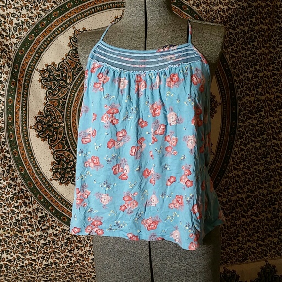 Blue floral  top
