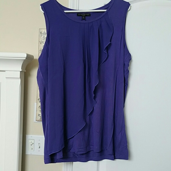 Elena Solano violet draped tank