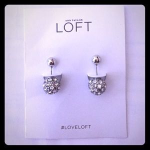 LOFT crystal ball earrings!