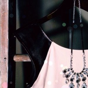 HP 🎉 express| leather & nude tee