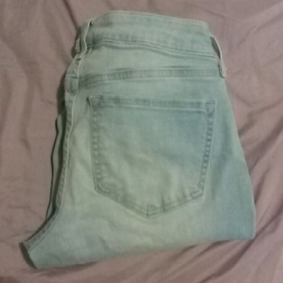 Light colored blue jeans