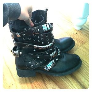 Asos Aberdeen biker boots- worn once