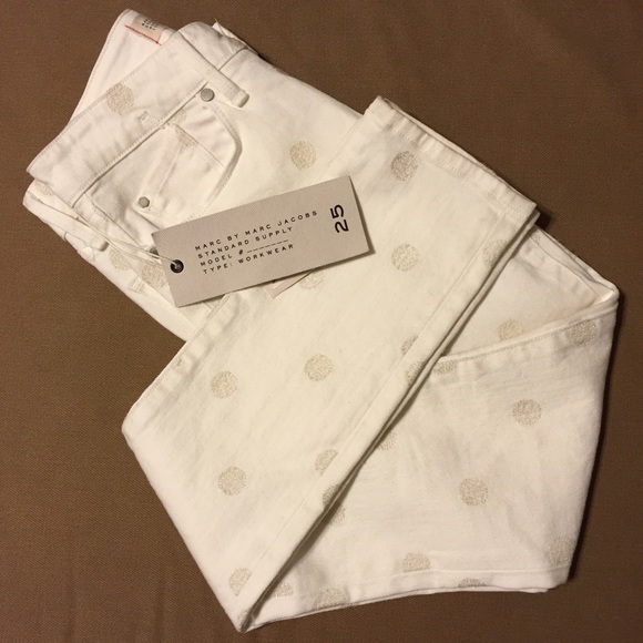 Marc by Marc Jacobs Skinny Jeans w Polkadots sz25