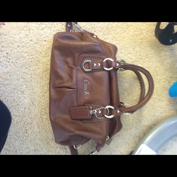 Coach brown satchel