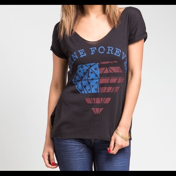 Black Americana Diamond Tee - Picture 3 of 4