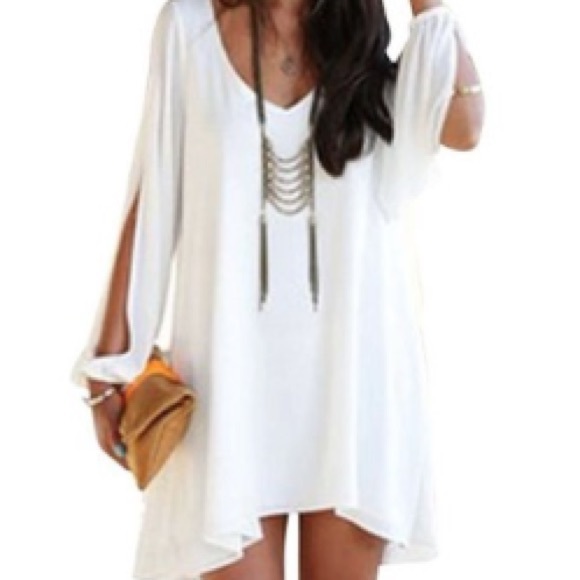 White summer dress