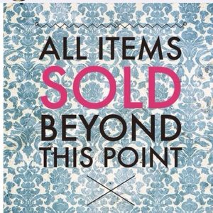 Sold sold sold