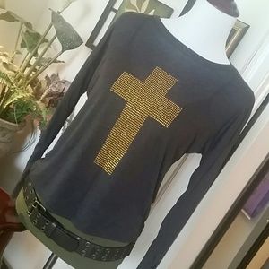 Grey top ~ Super soft thin material