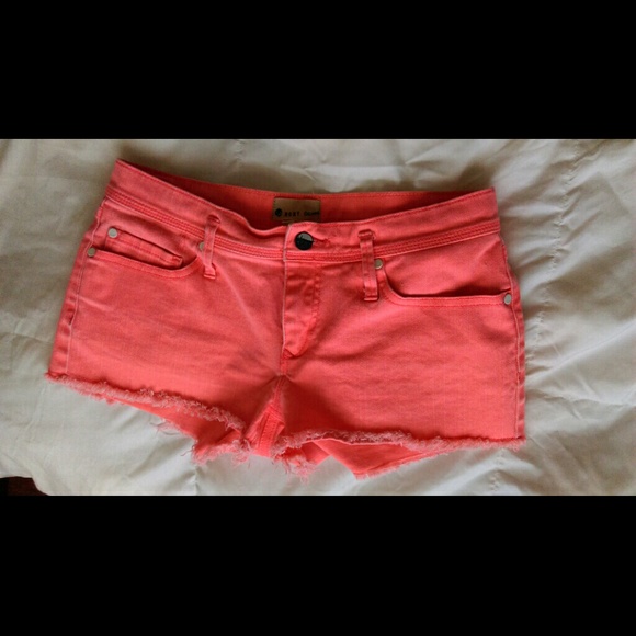 SOLD Neon Orange Shorts