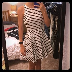 BB Dakota Stripe Cut out dress