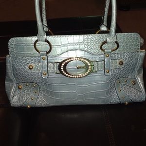 💥Guess Aqua Handbag & Black Statement Necklace💥