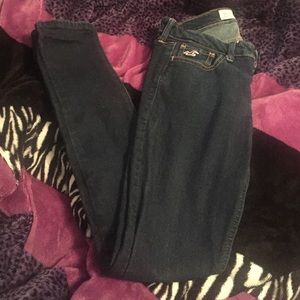 Hollister dark super skinny jeans