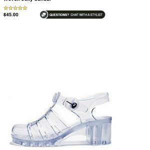 American apparel jelly shoes