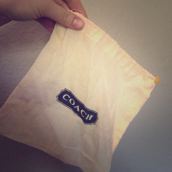 Coach dust bag