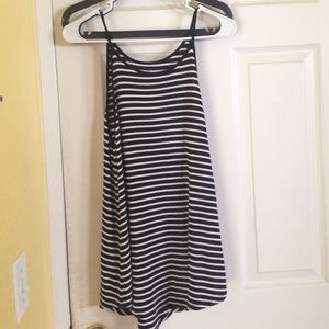 NWT AE Soft & Sexy B&W Striped Tank