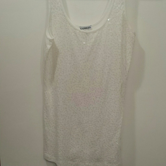 BUNDLE 2 Express tank tops with sequins on front
