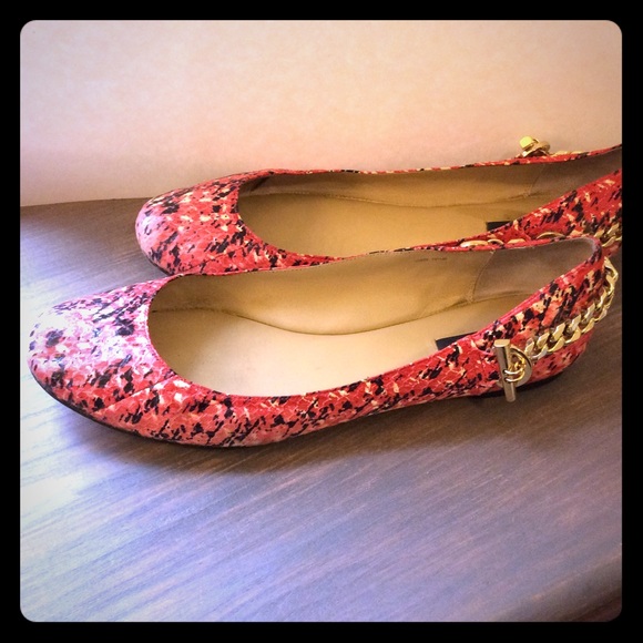 Rachel Zoe Gold Chained Flats