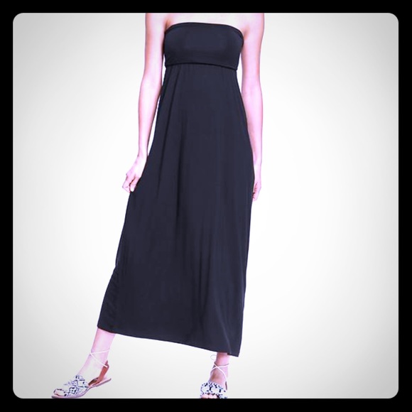 Womens maxi tube dress in dark purple