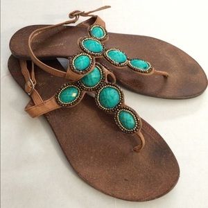 ✔️SZ 9/10 Women's Jeweled Sandals