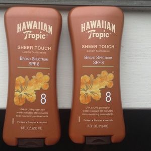 ( Lot of 2 ) Hawaiian Tropic Dark Tanning Lotion
