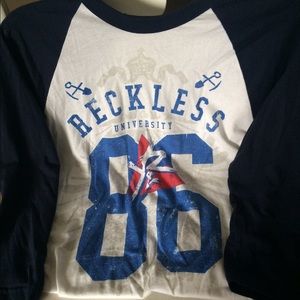 Young & Reckless 3/4 sleeve baseball tee