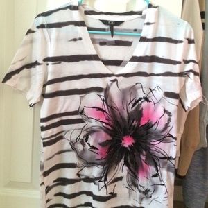 Floral Striped Shirt