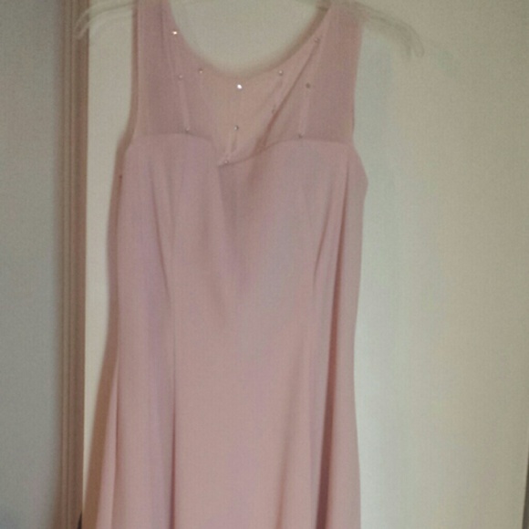 Pink rhinestone accent dress - Picture 1 of 4
