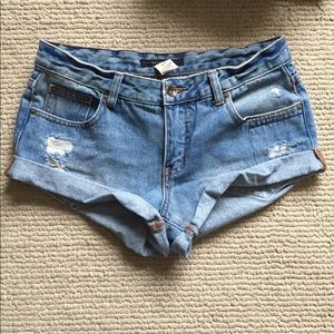 Never worn jean shorts