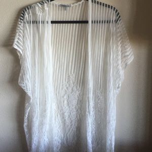 Lace kimono