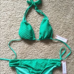 Bisou Bisou green swimsuit