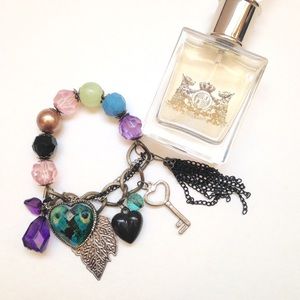 🎉HOST PICK🎉Multicolor Peacock Heart Key Bracelet