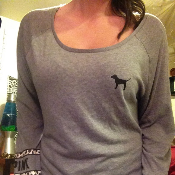 Over sized long sleeved shirt. Pink!